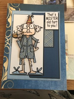 "That's Mister Old Fart to You" Lovely handmade card